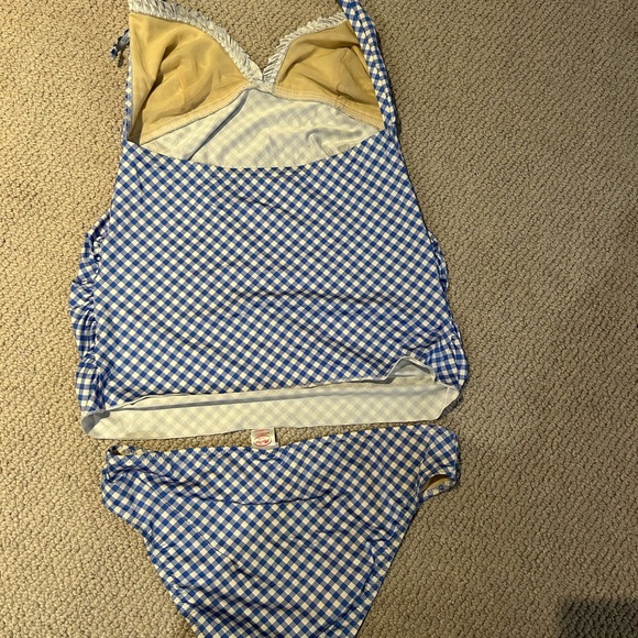 Maternity bikini size 8 blue and white - Picture 2 of 3